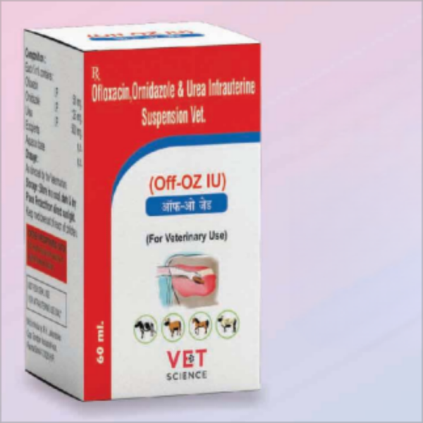 Ofloxacin 10mg/ml+ Ornidazole 25mg/ml+ Urea 100mg/ml